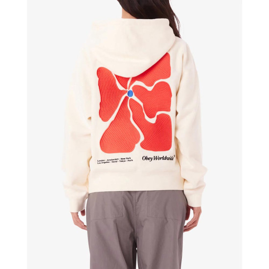 Obey Γυναικεία ζακέτα Flora Zip Hood Fleece